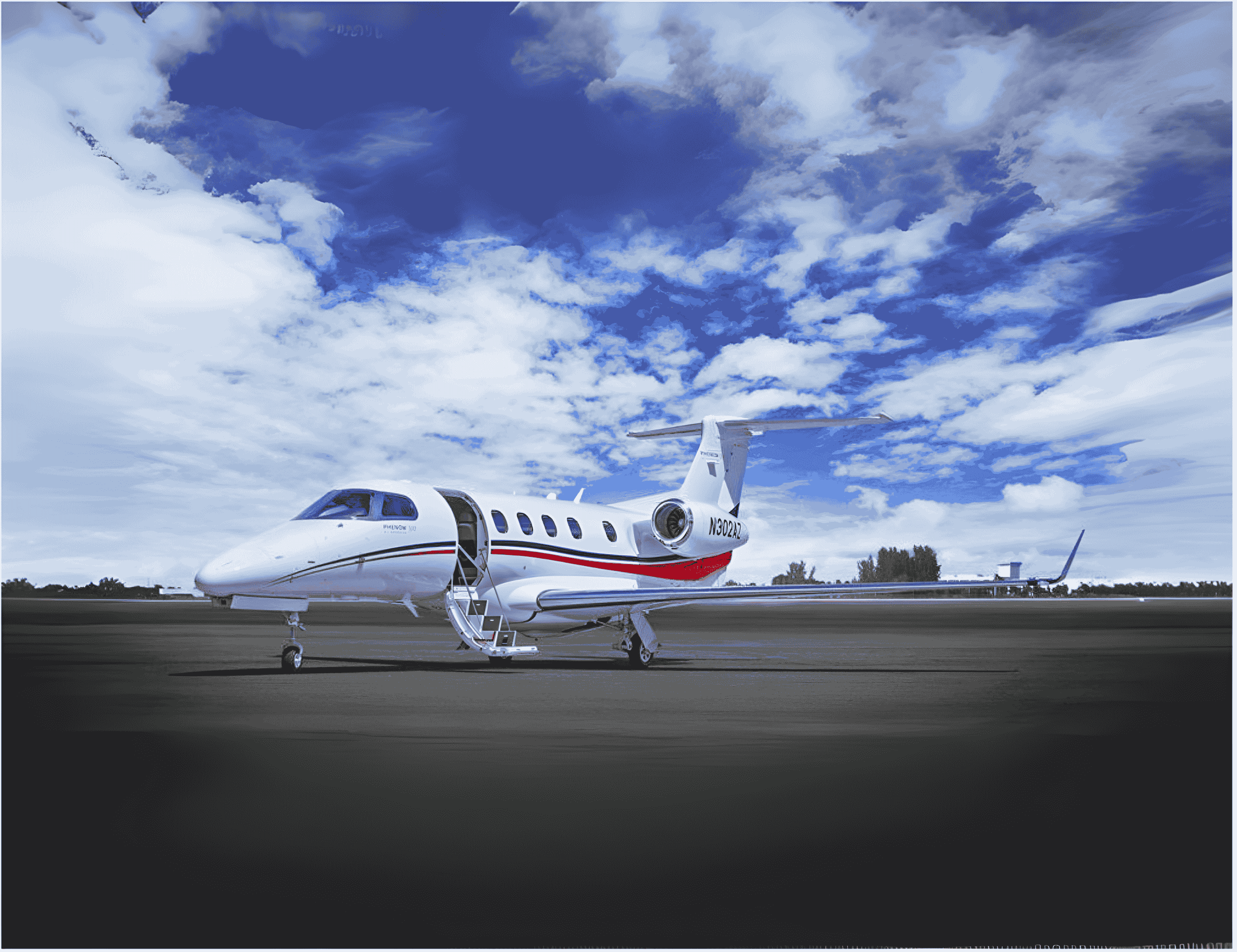 Private jet used for medical repatriation
